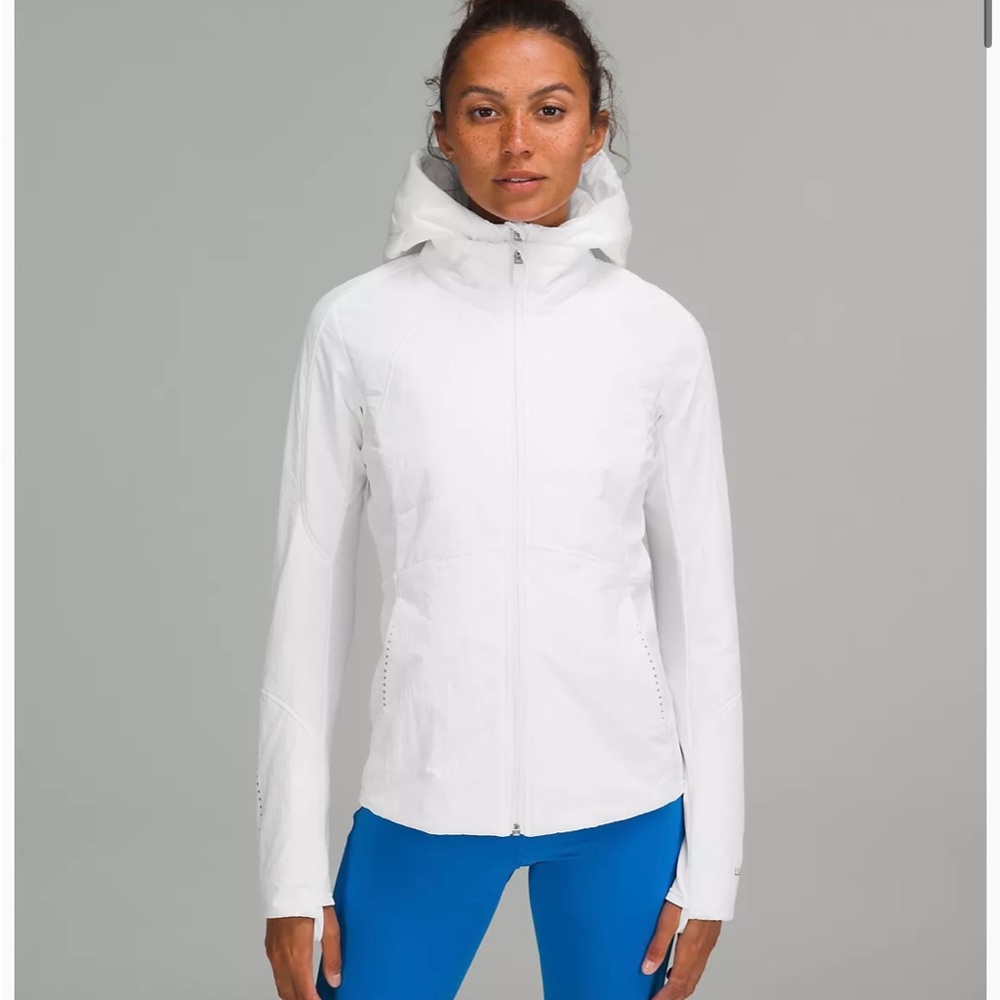 Lululemon Another Mile Jacket. Color White. Size 6